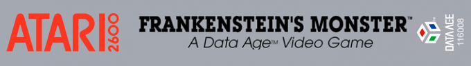 Frankenstein's Monster logo for Atari 2600